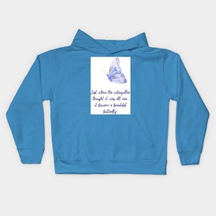 Just when Kids Hoodie